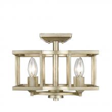  7151-SF WG - Bellare Convertible Semi-Flush in White Gold